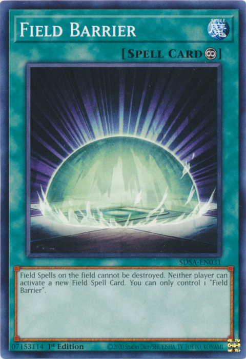 Field Barrier [SDSA-EN031] Common Yu-Gi-Oh!