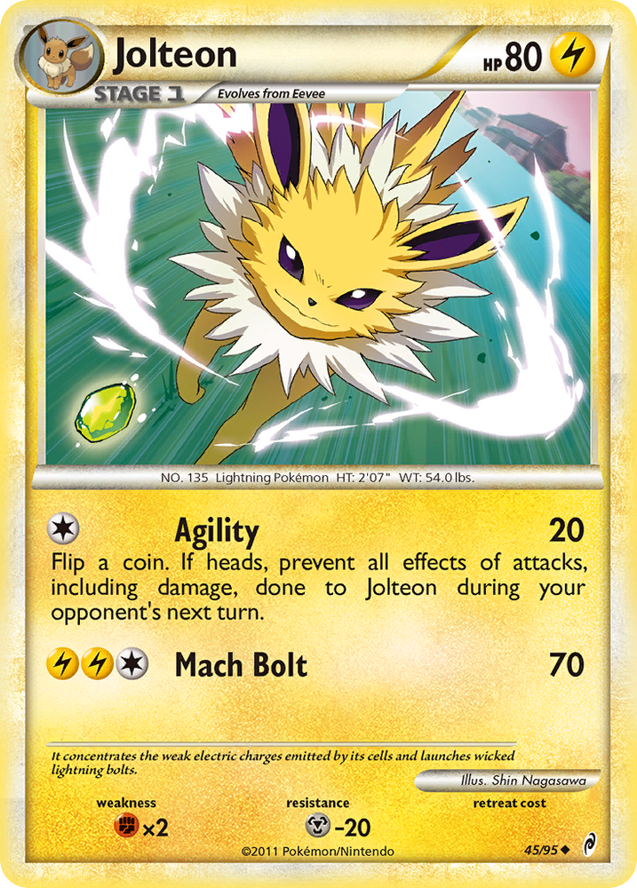 Jolteon (45/95) [HeartGold & SoulSilver: Call of Legends] Pokémon