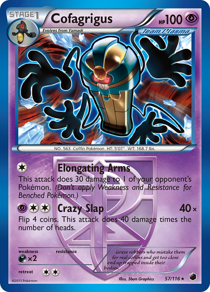 Cofagrigus (57/116) [Black & White: Plasma Freeze] Pokémon