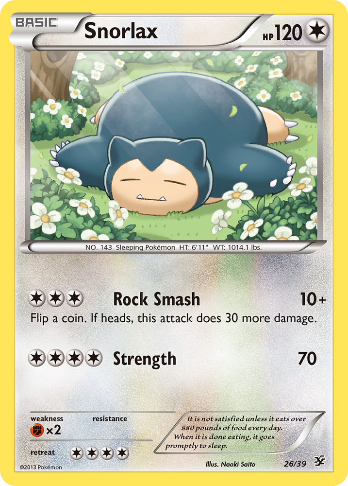 Snorlax (26/39) [XY: Kalos Starter Set] Pokémon