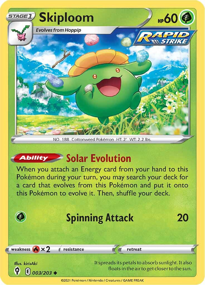 Skiploom (003/203) [Sword & Shield: Evolving Skies] Pokémon