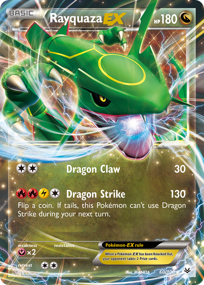 Rayquaza EX (60/108) [XY: Roaring Skies] Pokémon