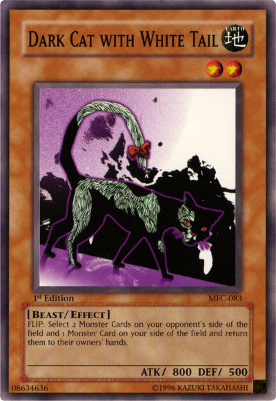 Dark Cat with White Tail [MFC-083] Common Yu-Gi-Oh!