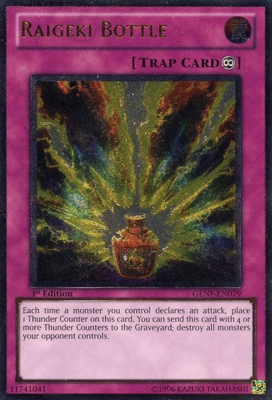 Raigeki Bottle [GENF-EN079] Ultimate Rare Yu-Gi-Oh!