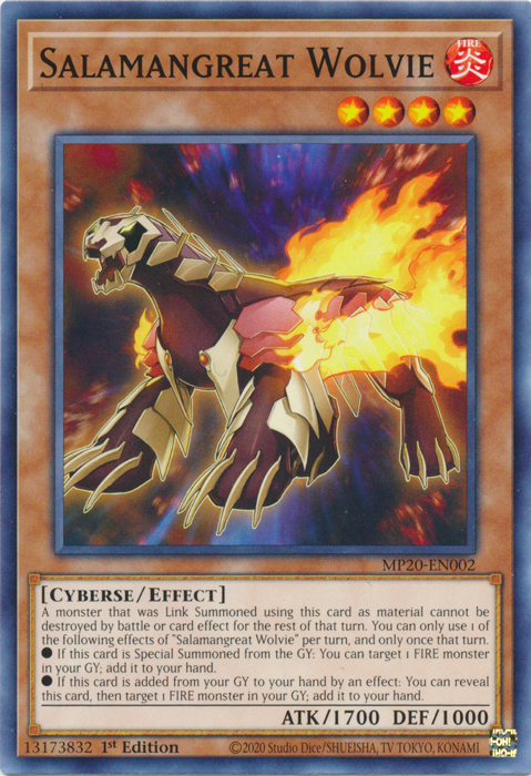 Salamangreat Wolvie [MP20-EN002] Common Yu-Gi-Oh!