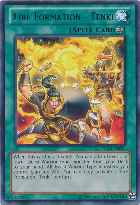 Fire Formation - Tenki (Green) [DL18-EN014] Rare Yu-Gi-Oh!