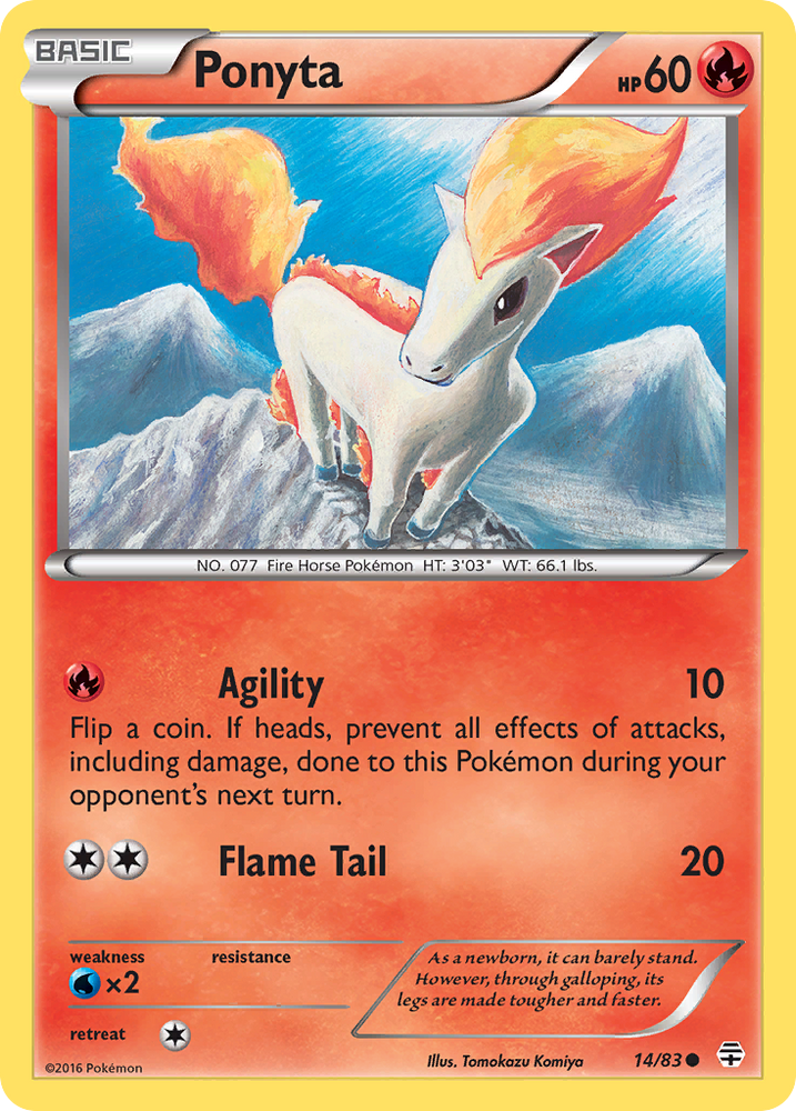 Ponyta (14/83) [XY: Generations] Pokémon