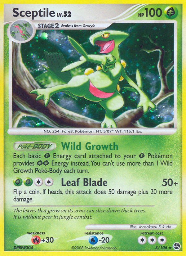 Sceptile (8/106) [Diamond & Pearl: Great Encounters] Pokémon