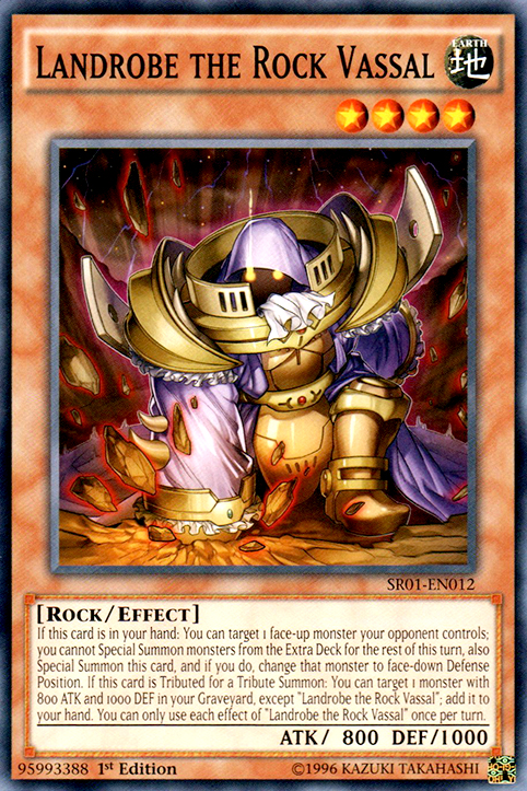 Landrobe the Rock Vassal [SR01-EN012] Common Yu-Gi-Oh!