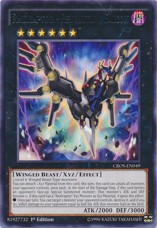 Raidraptor - Revolution Falcon [CROS-EN049] Rare Yu-Gi-Oh!