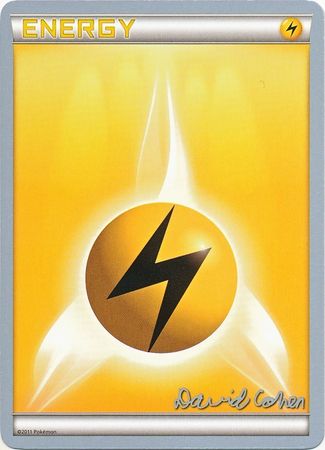 Lightning Energy (Twinboar - David Cohen) [World Championships 2011] Pokémon