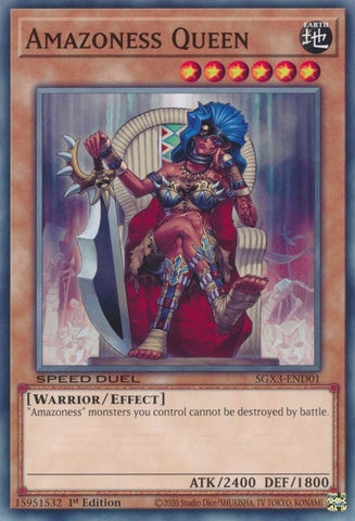 Amazoness Queen [SGX3-END01] Common Yu-Gi-Oh!
