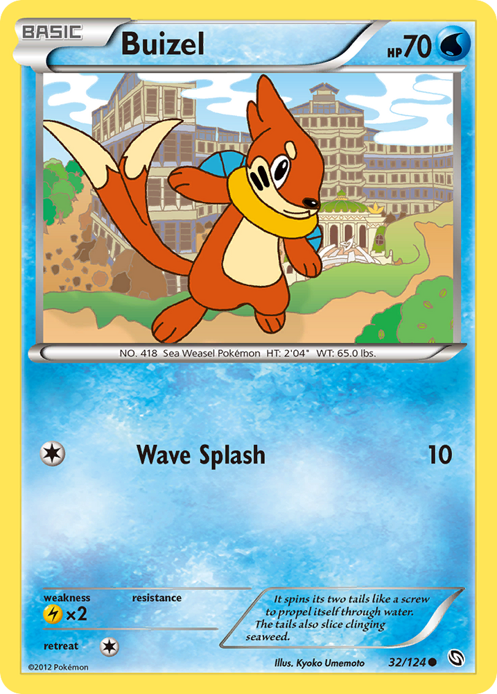 Buizel (32/124) [Black & White: Dragons Exalted] Pokémon