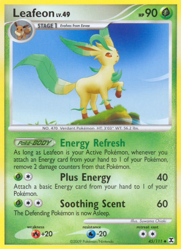Leafeon (45/111) [Platinum: Rising Rivals] Pokémon