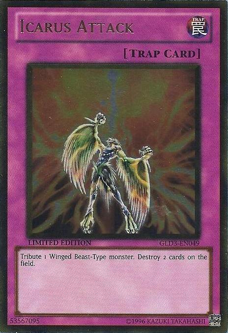 Icarus Attack [GLD3-EN049] Gold Rare Yu-Gi-Oh!