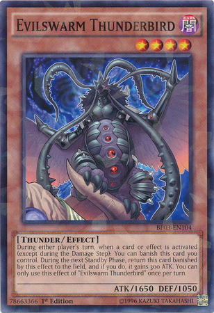 Evilswarm Thunderbird [BP03-EN104] Shatterfoil Rare Yu-Gi-Oh!
