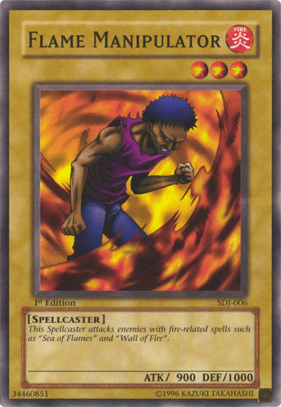 Flame Manipulator [SDJ-006] Common Yu-Gi-Oh!