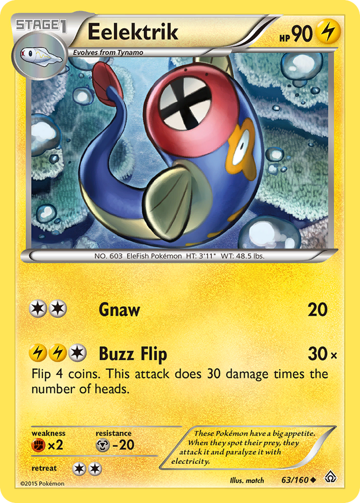 Eelektrik (63/160) [XY: Primal Clash] Pokémon