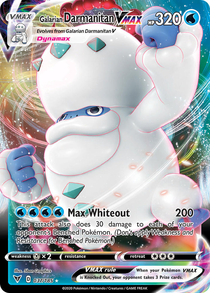 Galarian Darmanitan VMAX (037/185) [Sword & Shield: Vivid Voltage] Pokémon