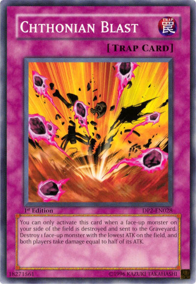 Chthonian Blast [DP2-EN028] Common Yu-Gi-Oh!