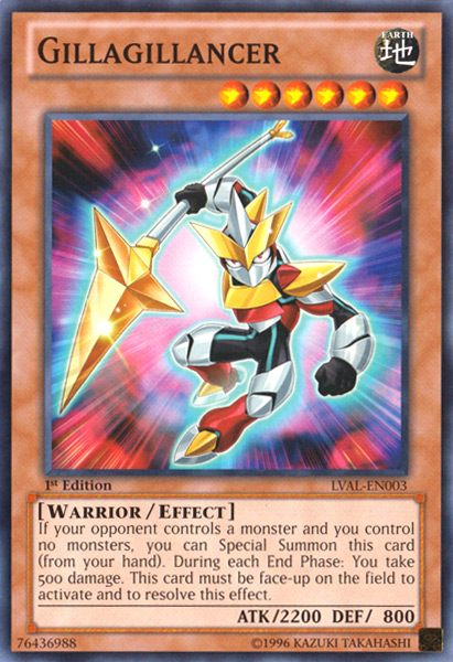 Gillagillancer [LVAL-EN003] Common - Yugioh Cards For Your TCG Needs! Yu-Gi-Oh!
