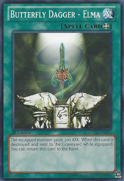 Butterfly Dagger - Elma [LCYW-EN136] Common Yu-Gi-Oh!