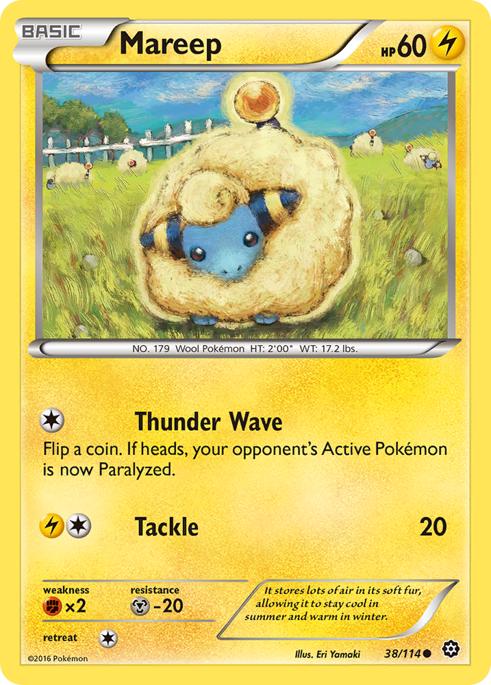 Mareep (38/114) [XY: Steam Siege] Pokémon