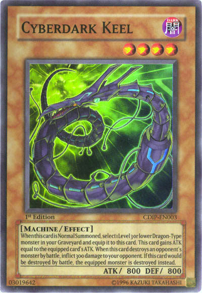 Cyberdark Keel [CDIP-EN003] Super Rare Yu-Gi-Oh!