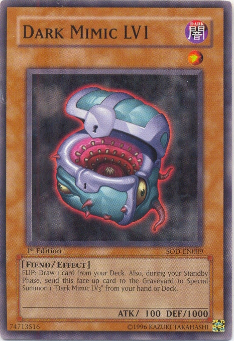 Dark Mimic LV1 [SOD-EN009] Common Yu-Gi-Oh!