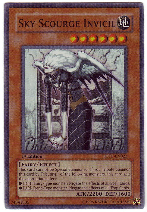 Sky Scourge Invicil [FOTB-EN023] Super Rare Yu-Gi-Oh!