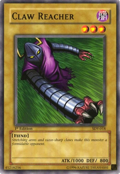 Claw Reacher [SDY-018] Common Yu-Gi-Oh!