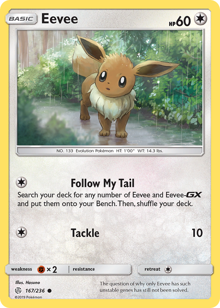 Eevee (167/236) [Sun & Moon: Cosmic Eclipse] Pokémon