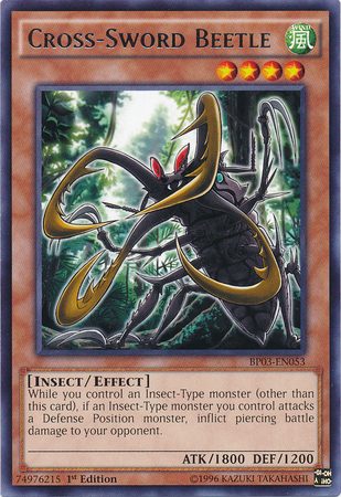 Cross-Sword Beetle [BP03-EN053] Rare Yu-Gi-Oh!