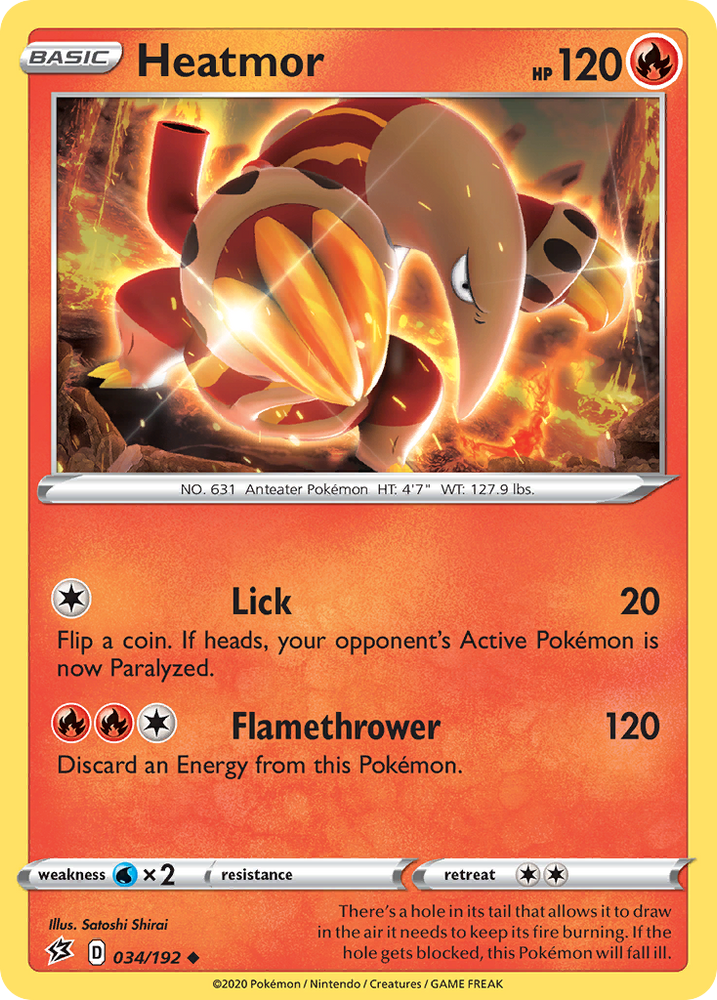 Heatmor (034/192) [Sword & Shield: Rebel Clash] Pokémon