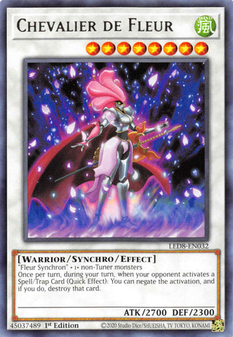 Chevalier de Fleur [LED8-EN032] Rare Yu-Gi-Oh!