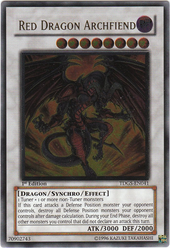 Red Dragon Archfiend [TDGS-EN041] Ultimate Rare Yu-Gi-Oh!