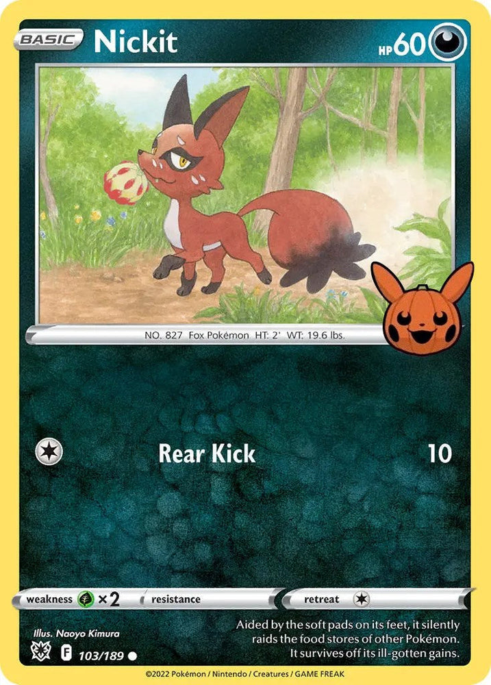 Nickit (103/189) [Trick or Trade] Pokémon