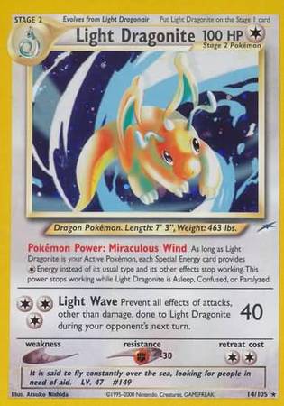 Light Dragonite (14/105) [Neo Destiny Unlimited] Pokémon