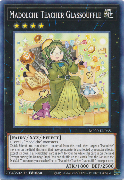 Madolche Teacher Glassouffle [MP20-EN068] Common Yu-Gi-Oh!