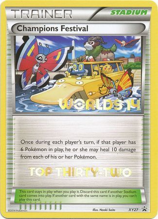 Champions Festival (XY27) (2014 Top Thirty Two) [XY: Black Star Promos] Pokémon