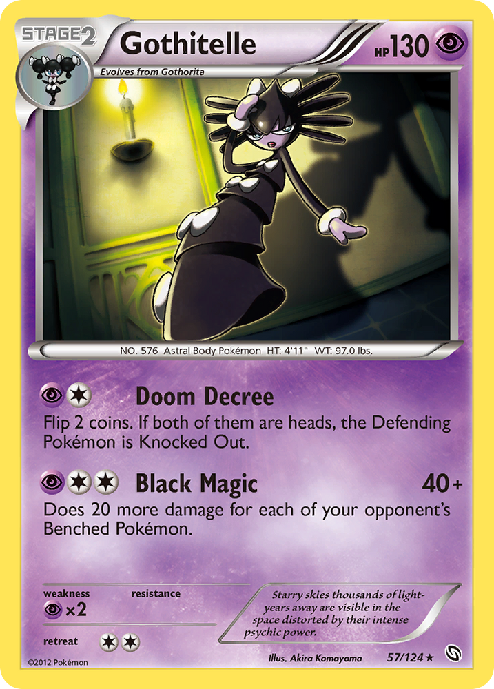 Gothitelle (57/124) [Black & White: Dragons Exalted] Pokémon