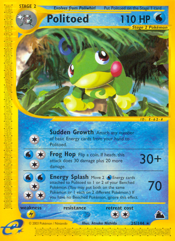 Politoed (25/144) [Skyridge] Pokémon