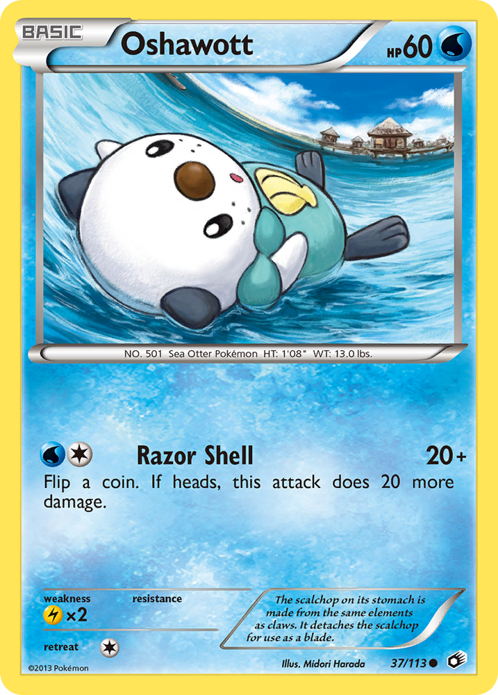 Oshawott (37/113) [Black & White: Legendary Treasures] Pokémon