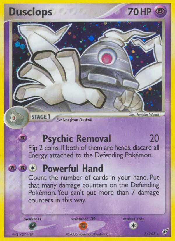 Dusclops (7/107) [EX: Deoxys] Pokémon