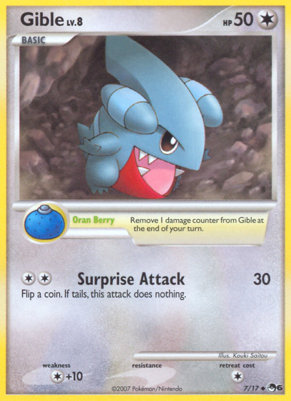 Gible (7/17) [POP Series 6] Pokémon