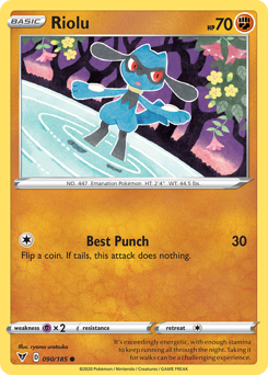 Riolu (090/185) [Sword & Shield: Vivid Voltage] Pokémon