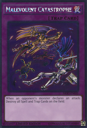 Malevolent Catastrophe [NKRT-EN033] Platinum Rare Yu-Gi-Oh!