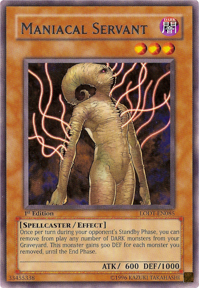 Maniacal Servant [LODT-EN085] Rare Yu-Gi-Oh!