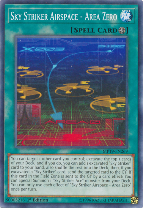 Sky Striker Airspace - Area Zero [MP19-EN269] Common Yu-Gi-Oh!