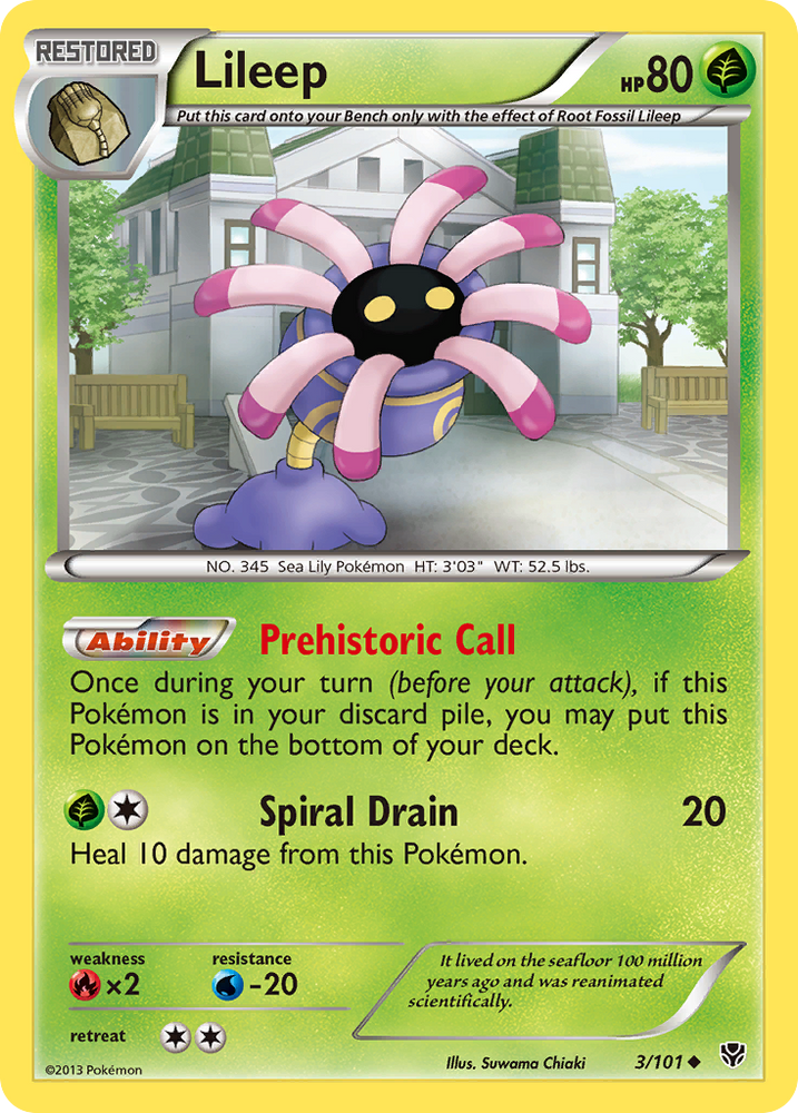 Lileep (3/101) [Black & White: Plasma Blast] Pokémon